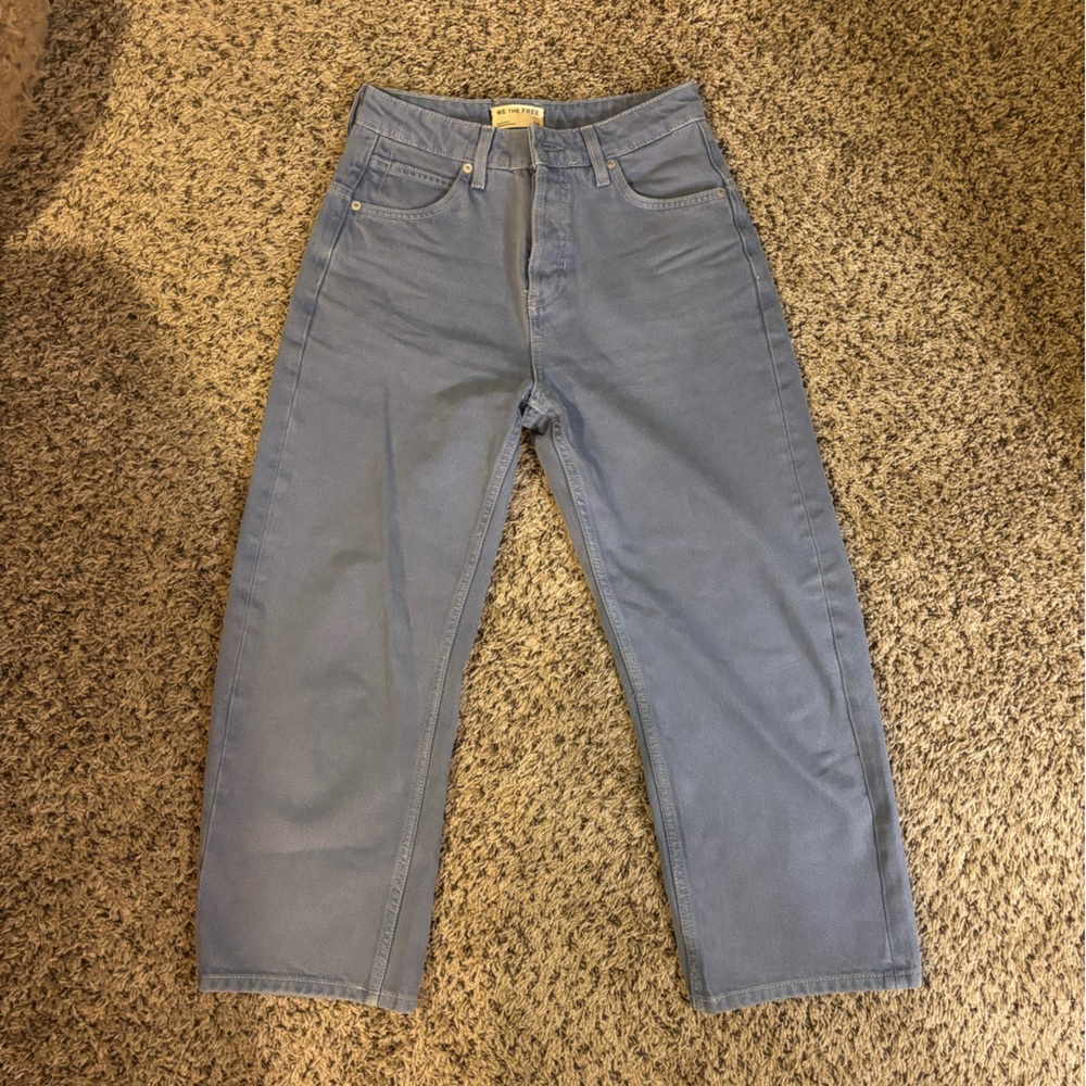We The Free Deep Trance Dropped Boyfriend Jeans size 24 - barely worn!